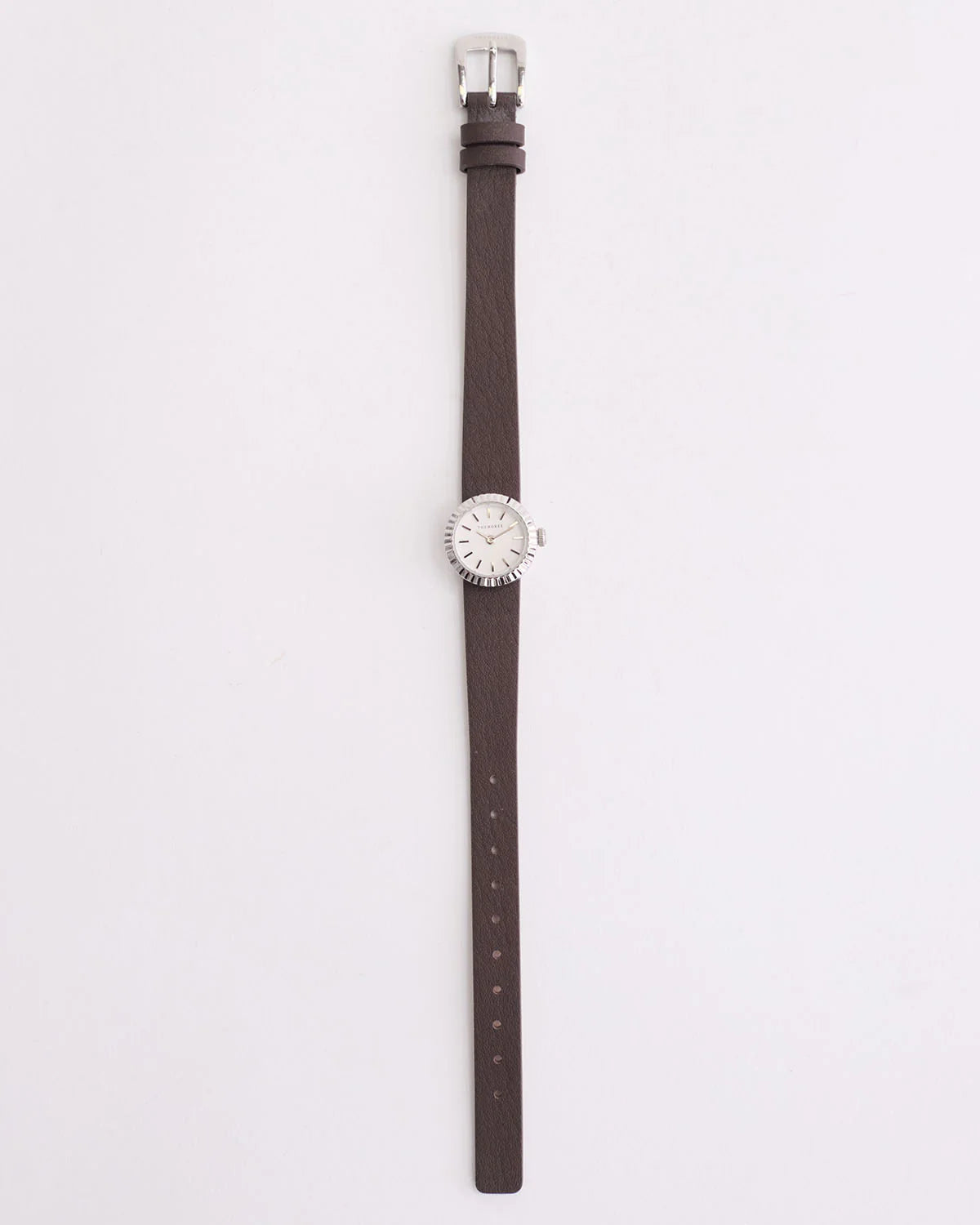 The Dot Watch || Coffee Leather