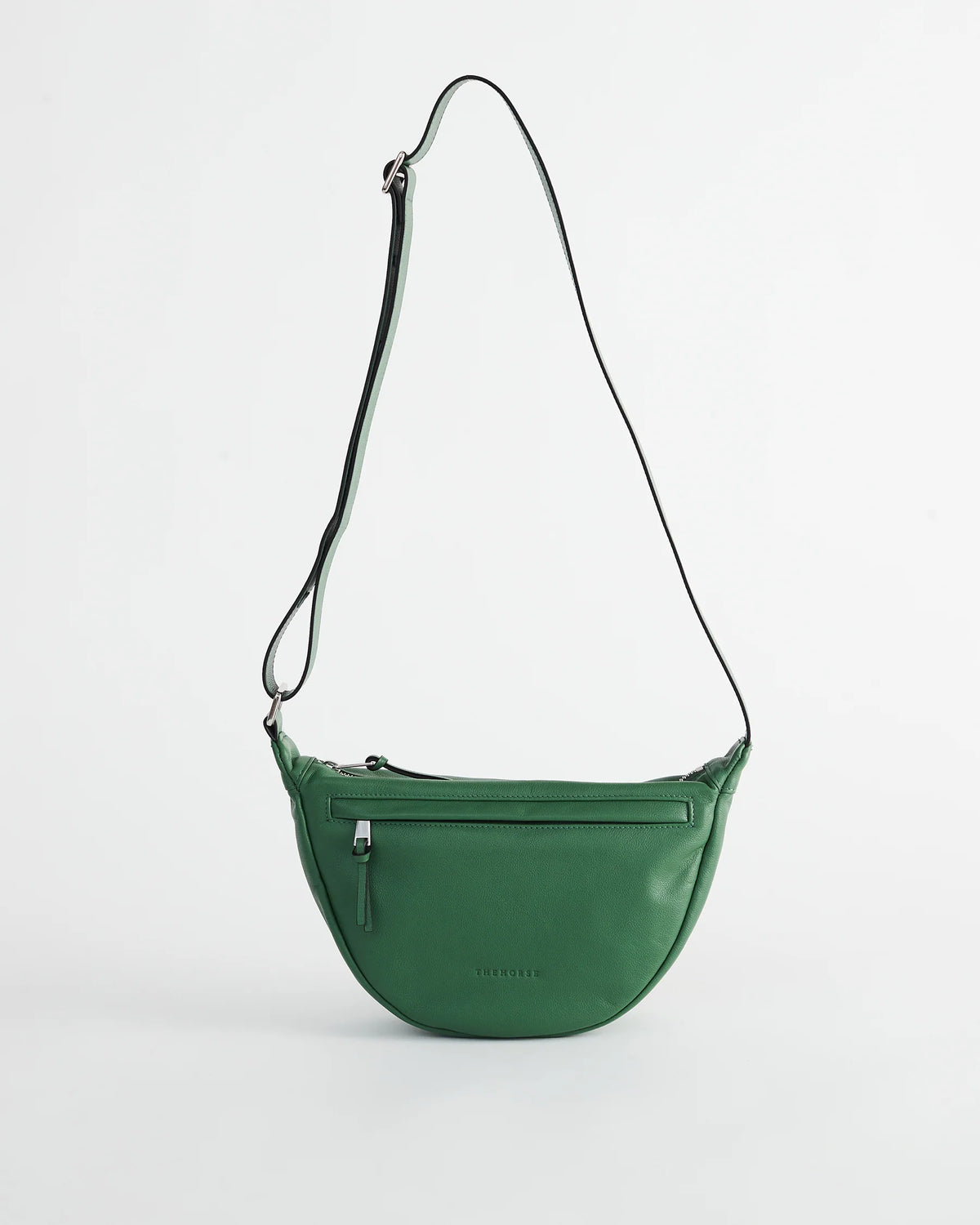 The Leather Sporty Crossbody - Forest Green