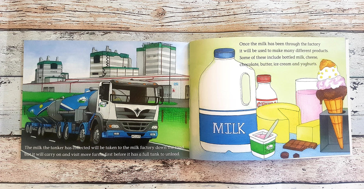 On The Farm - Milking Time Book