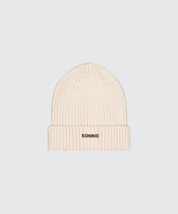 Cotton Knit Beanie || Off White