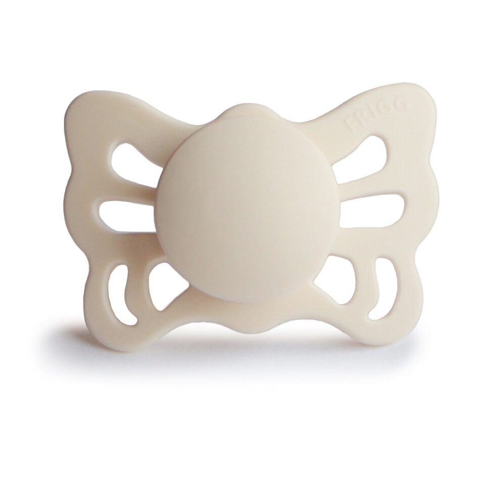 Anatomical Butterfly Pacifier Silicone - Cream