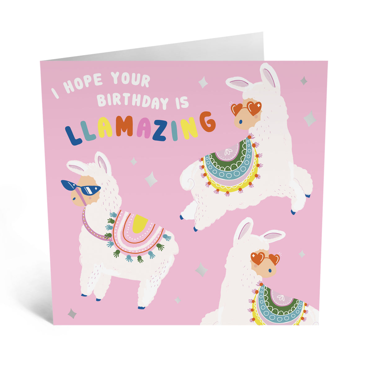 Llamazing Birthday Card