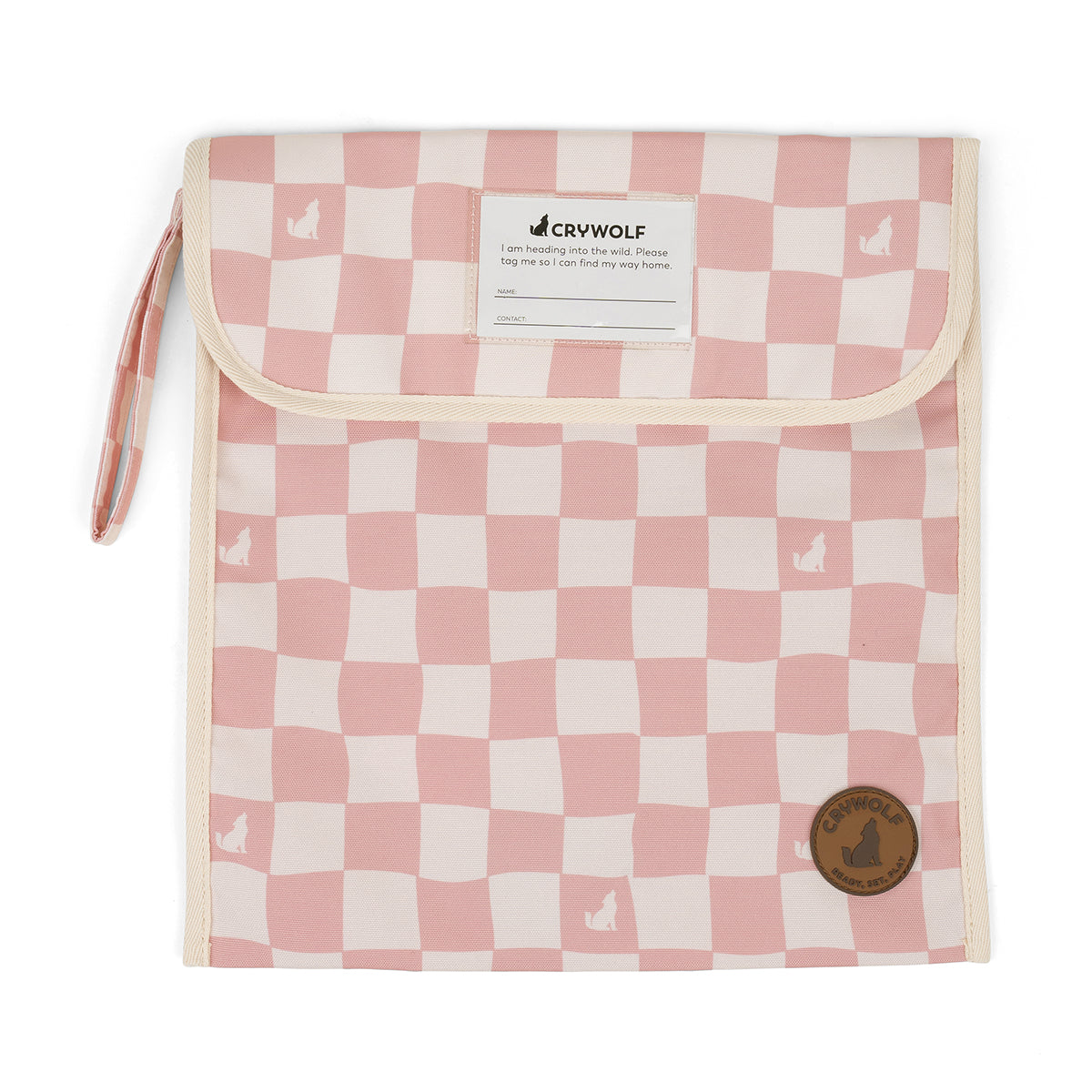Book Bag || Pink Check