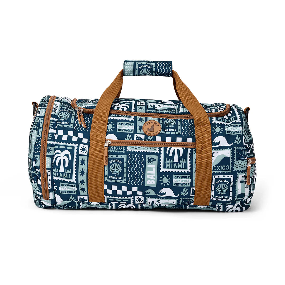 Packable Duffel || Blue Postcards