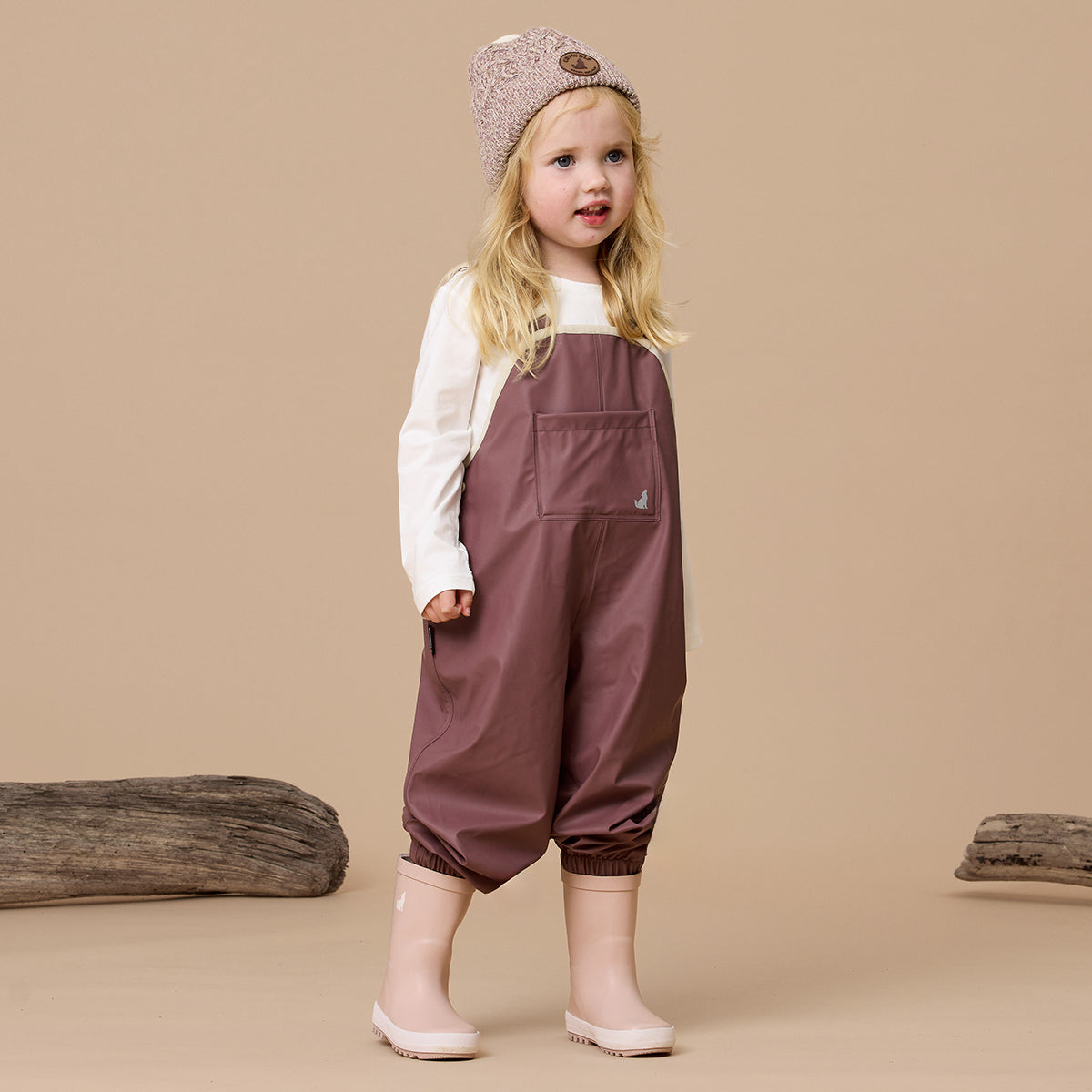 Rain Overalls || Mauve