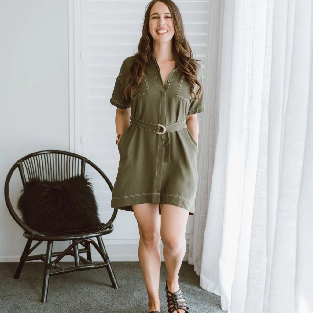 Cora Women's Shirt Dress || Bonsai