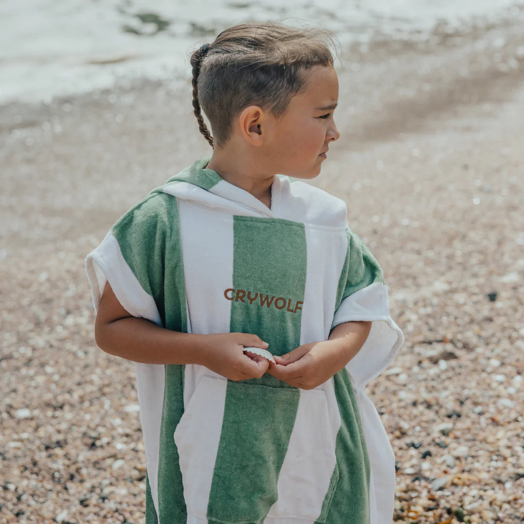 Hooded Towel || Coastal Stripe