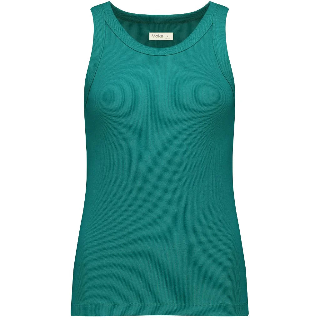 Eddie - Women&#39;s Rib Tank ||Dynasty Green