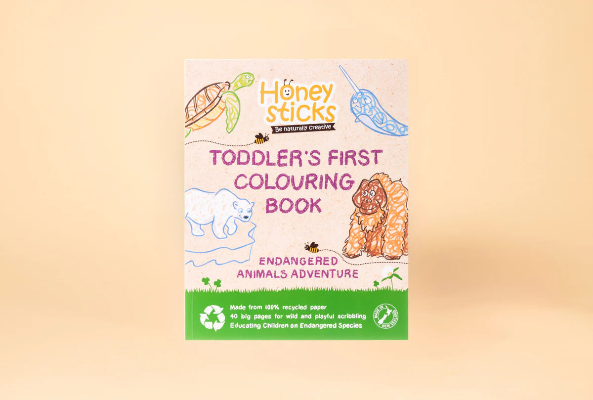 Toddlers First Colouring Book - An Endangered Animals Adventure