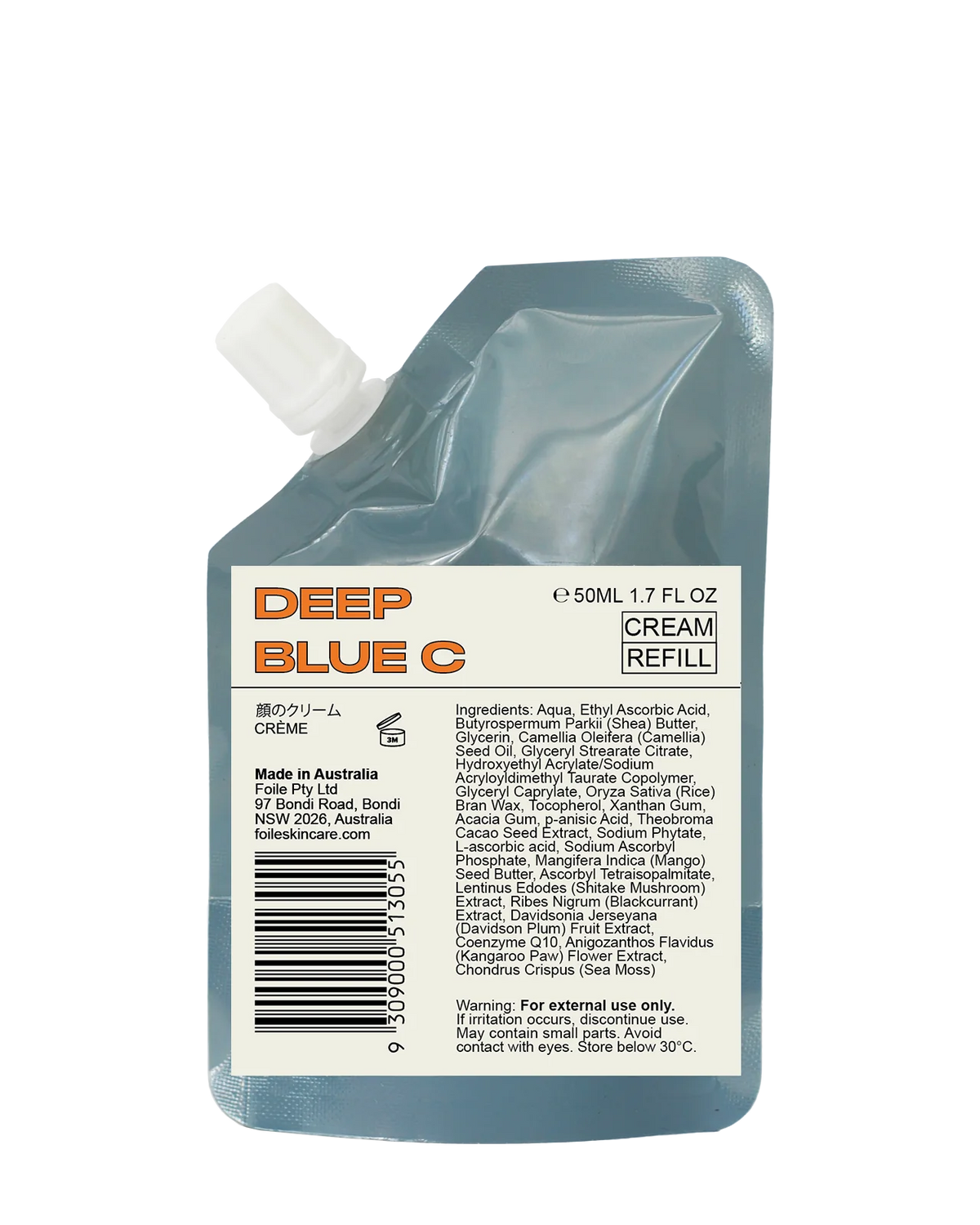 Deep Blue C Cream Refill 50ml