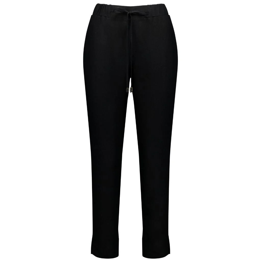 Goldie - Women&#39;s Linen Pant || Black