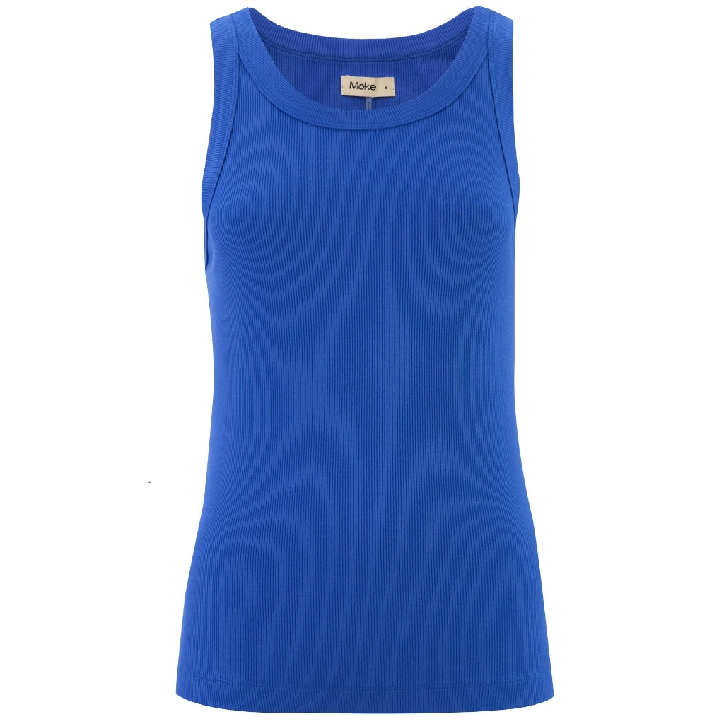 Birdie - Womens Rib Tank || Dazzling Blue