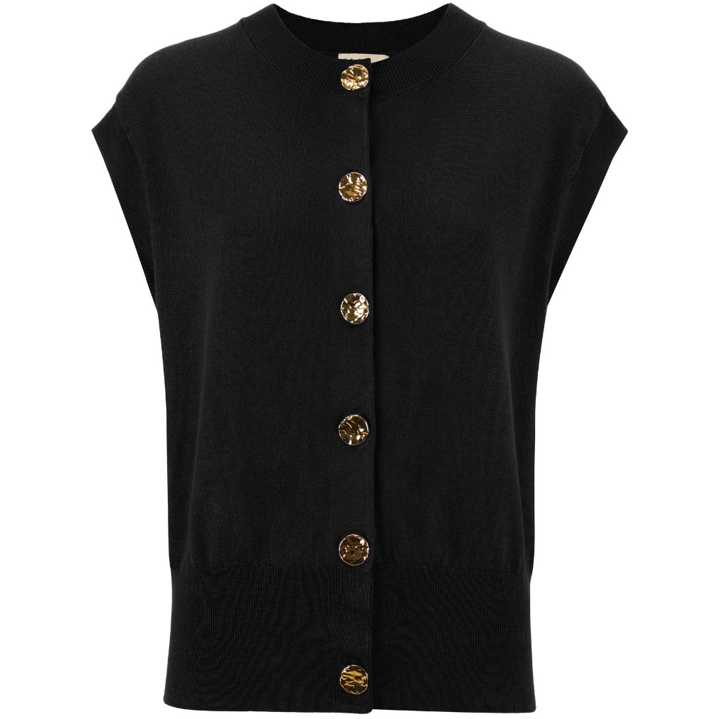 Camilla - Womens Sweater Vest || Black