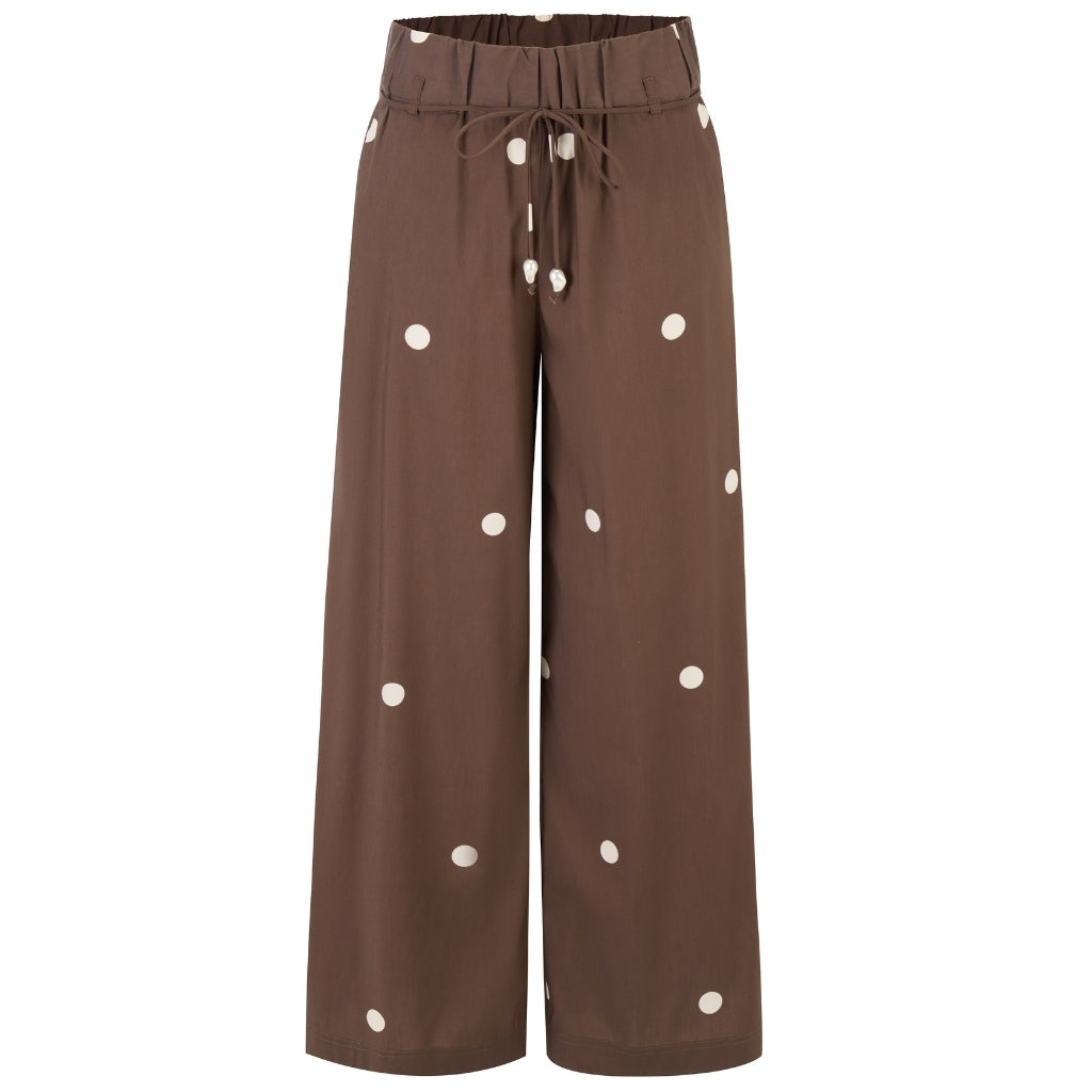Juno - Womens Relaxed Pant || Chocolate Spot