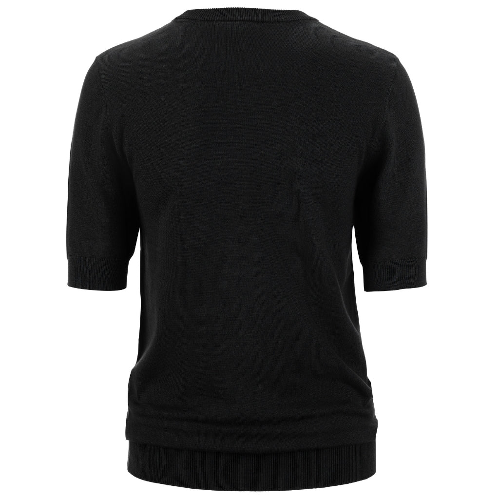 Nicola -  Womens Sweater Tee || Black
