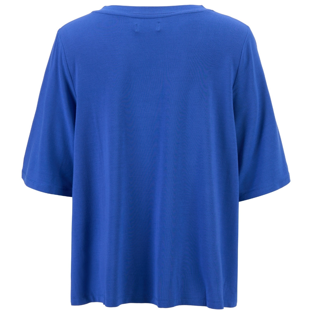 Zoe - Womens V Neck Tee || Dazzling Blue