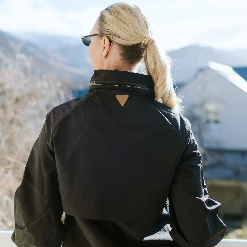 Gracie - Womens Wind Breaker Jacket || Black