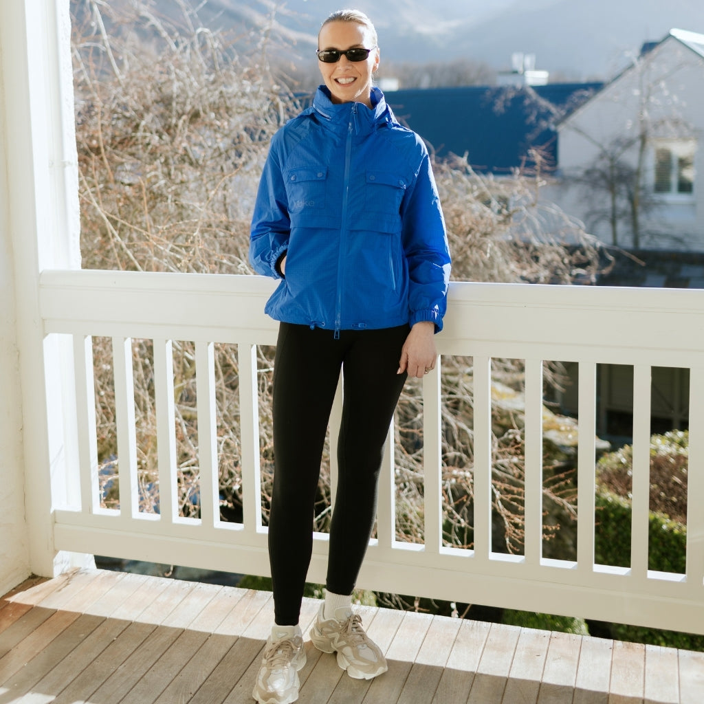 Gracie - Womens Wind Breaker Jacket || Dazzling Blue
