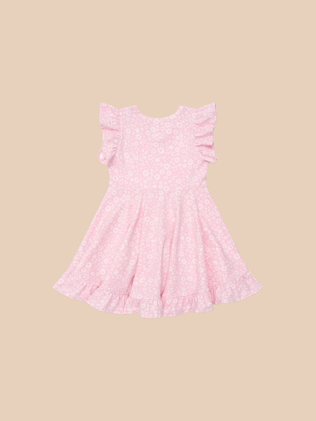 Daisy Seashell Frill Swing Dress