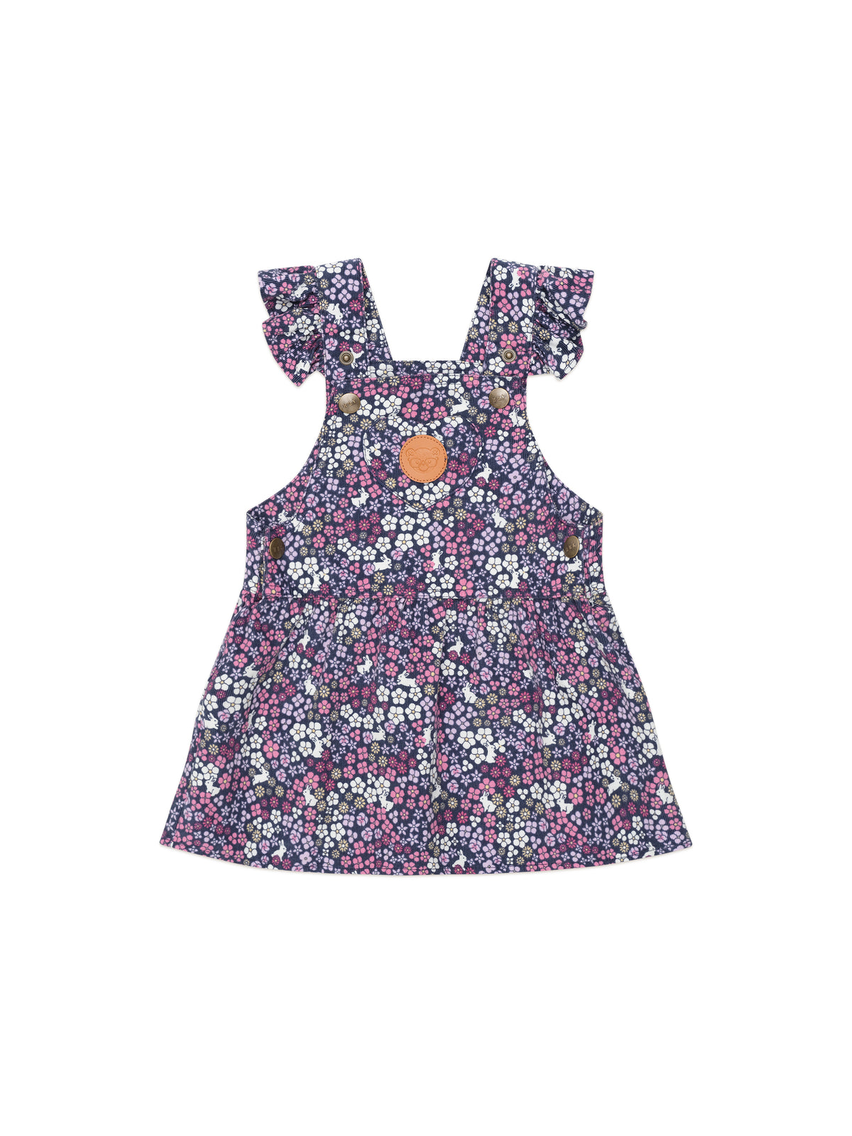 Midnight Flower Garden Overall Dress || Midnight