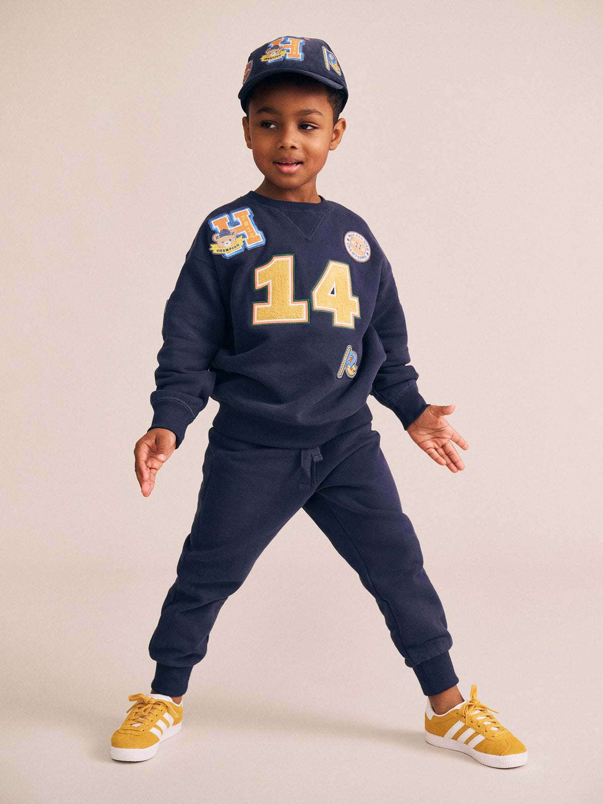 Collegiate Patches Sweatshirt