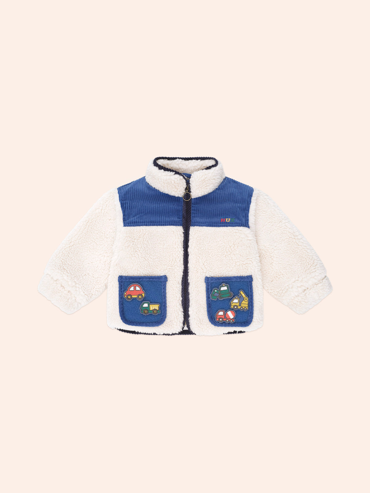 Patches Cord Sherpa Jacket