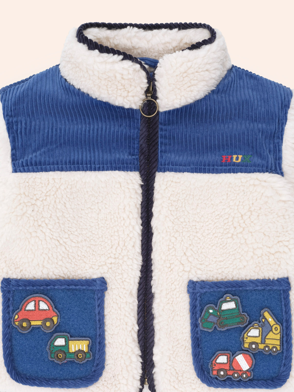 Patches Cord Sherpa Jacket