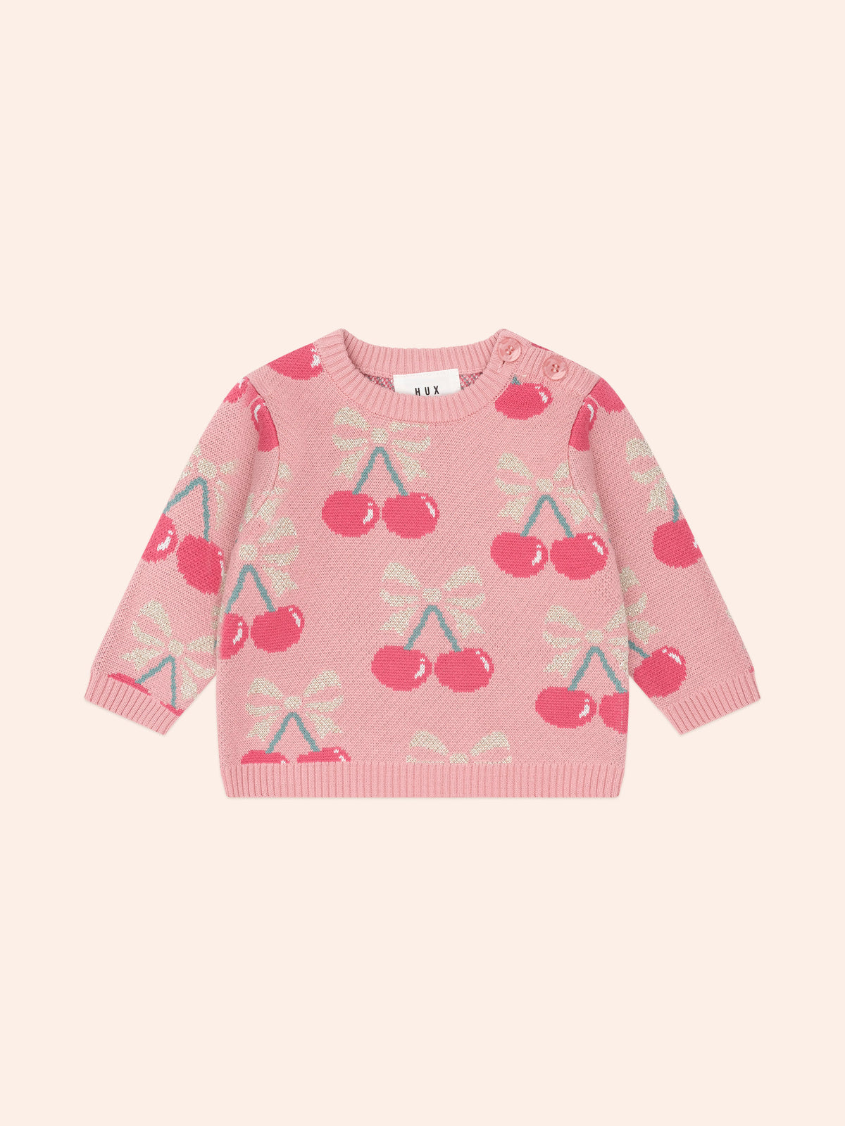 Cherry Bow Pullover