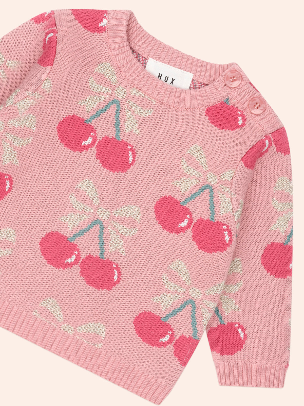 Cherry Bow Pullover