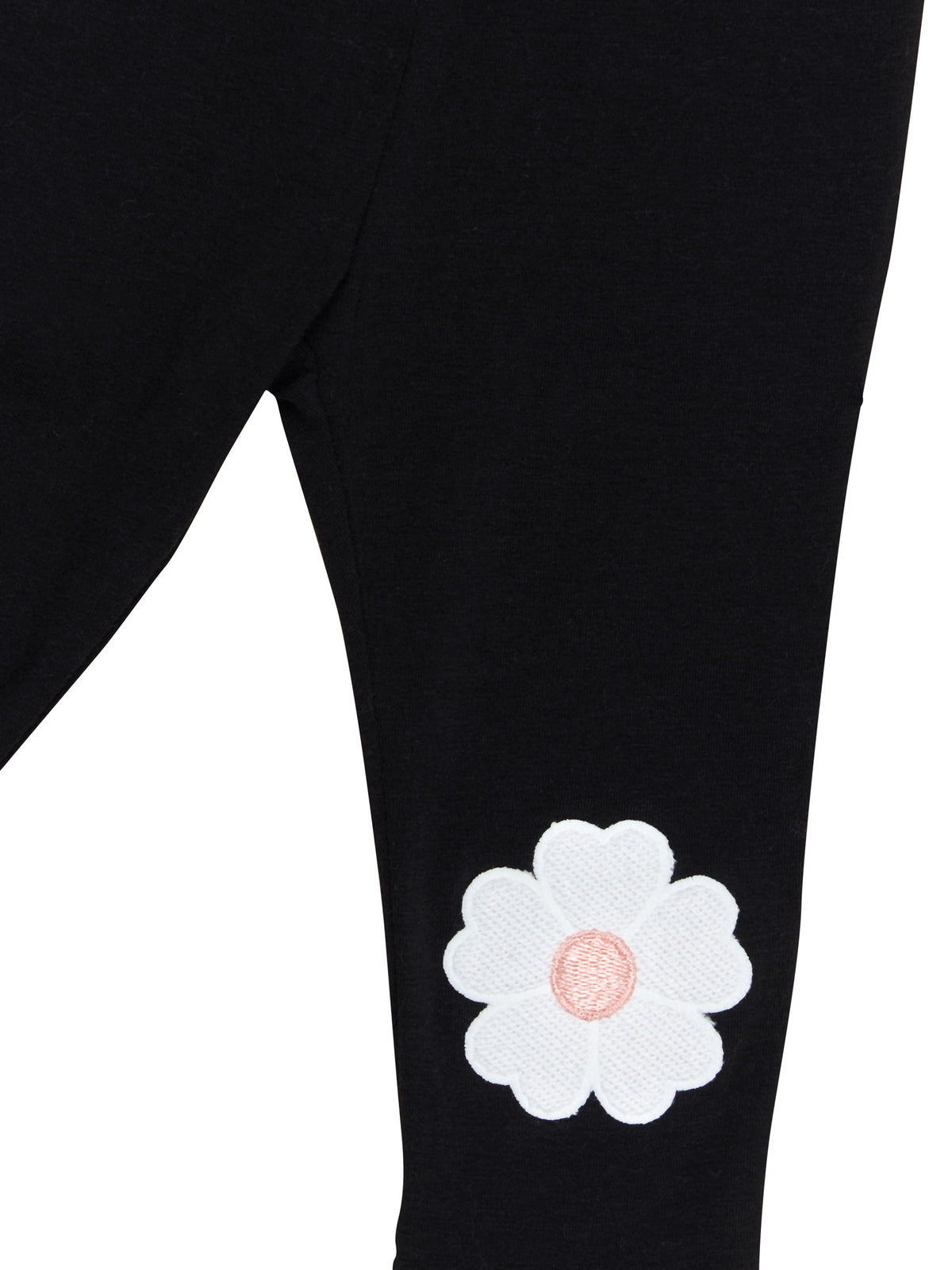 Blossom Flower Leggings || Black