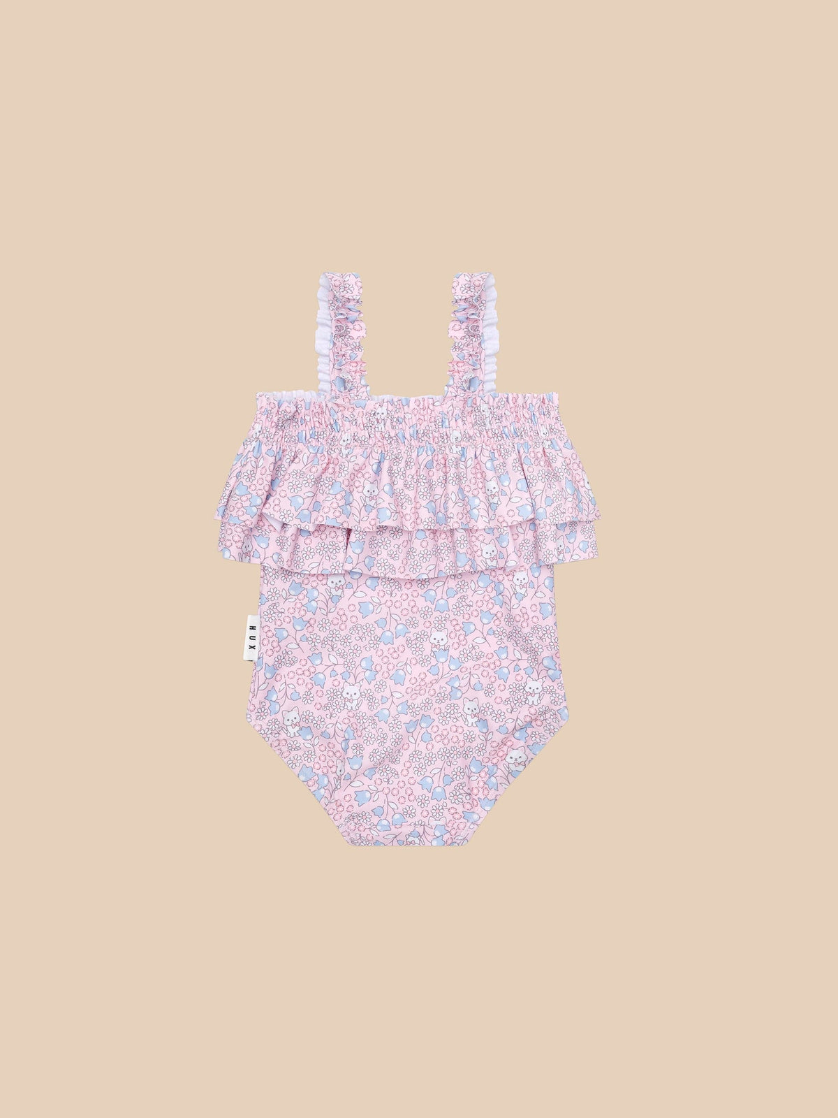 Bluebell Floral Frill Swimsuit