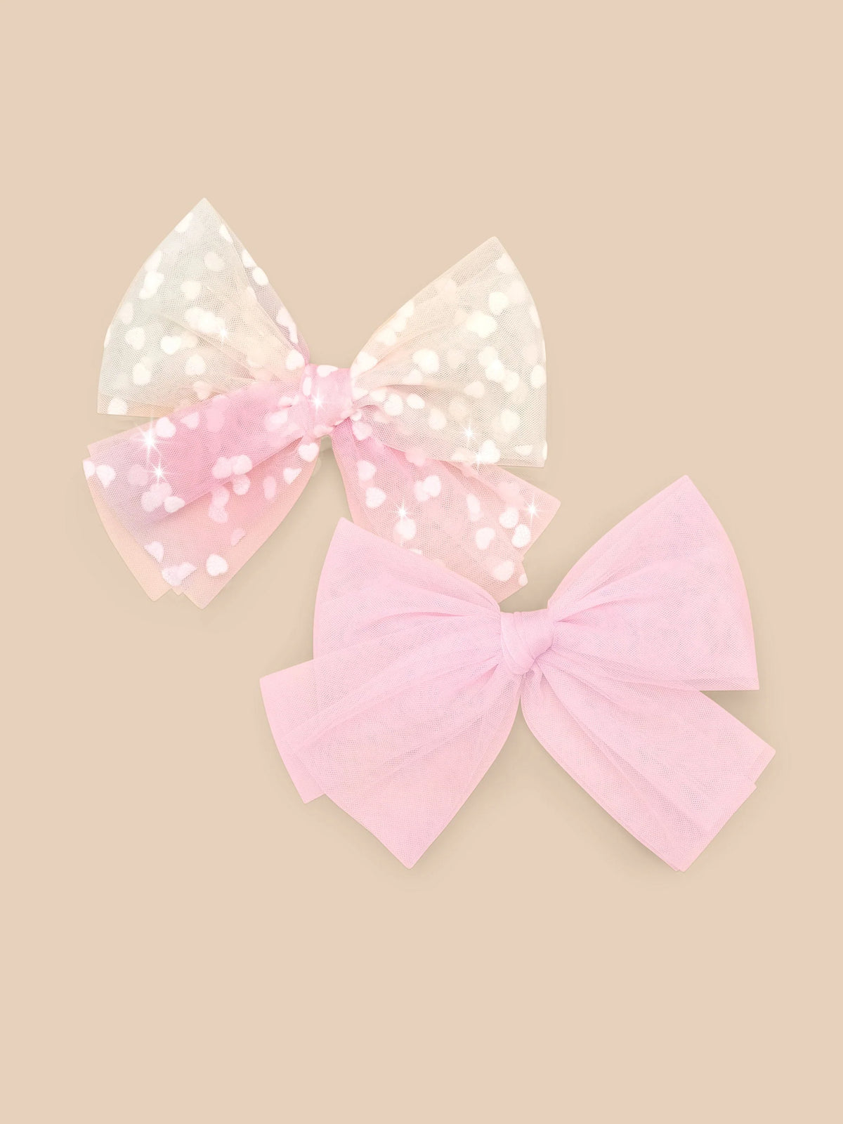 Sweetheart Tulle 2pk Hair Bow