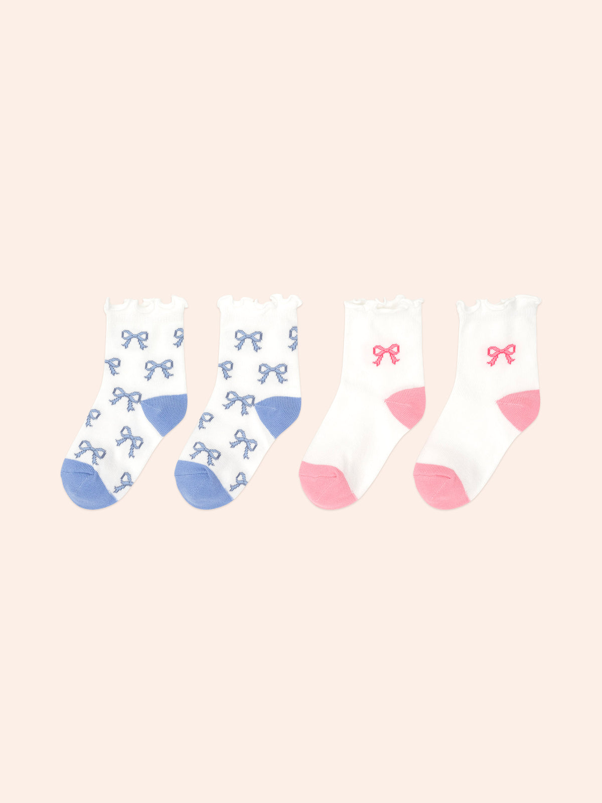 2pk Girls Frill Socks