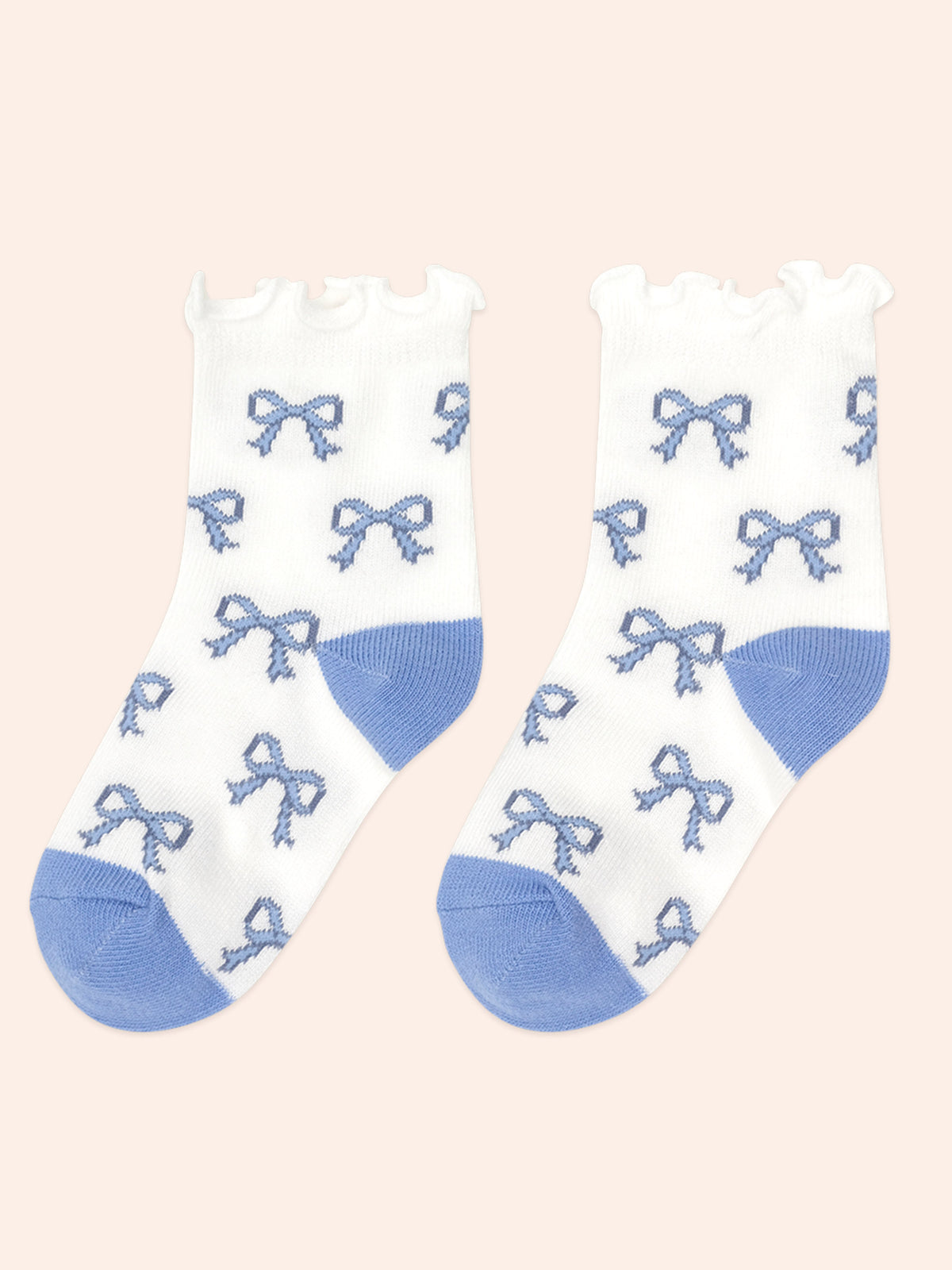 2pk Girls Frill Socks