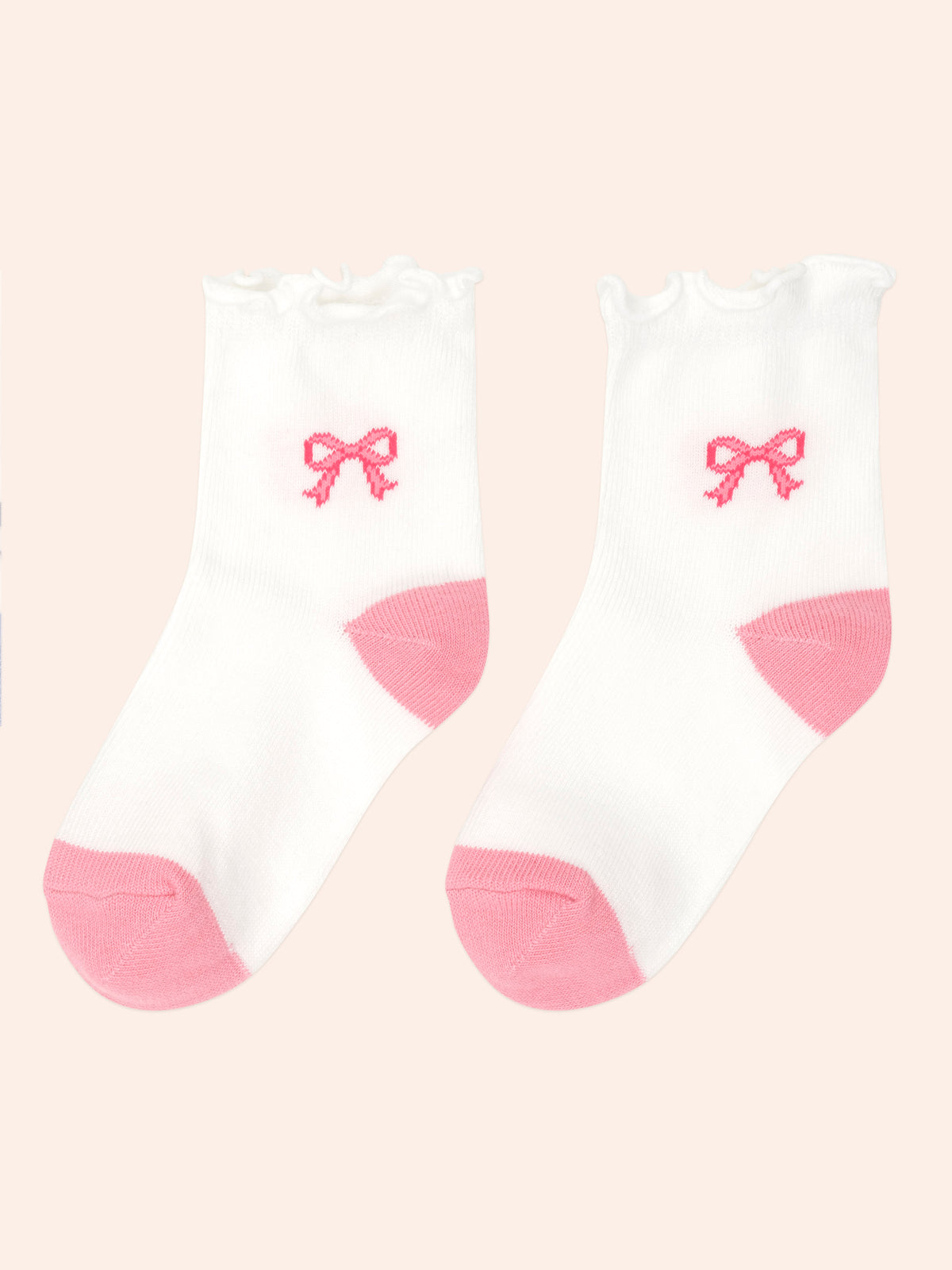 2pk Girls Frill Socks