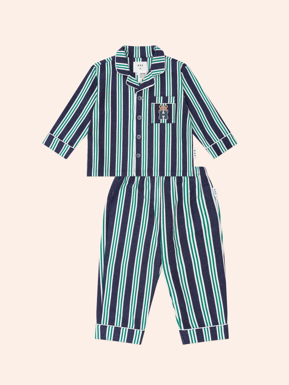 Classic Stripe Flannel PJ Set