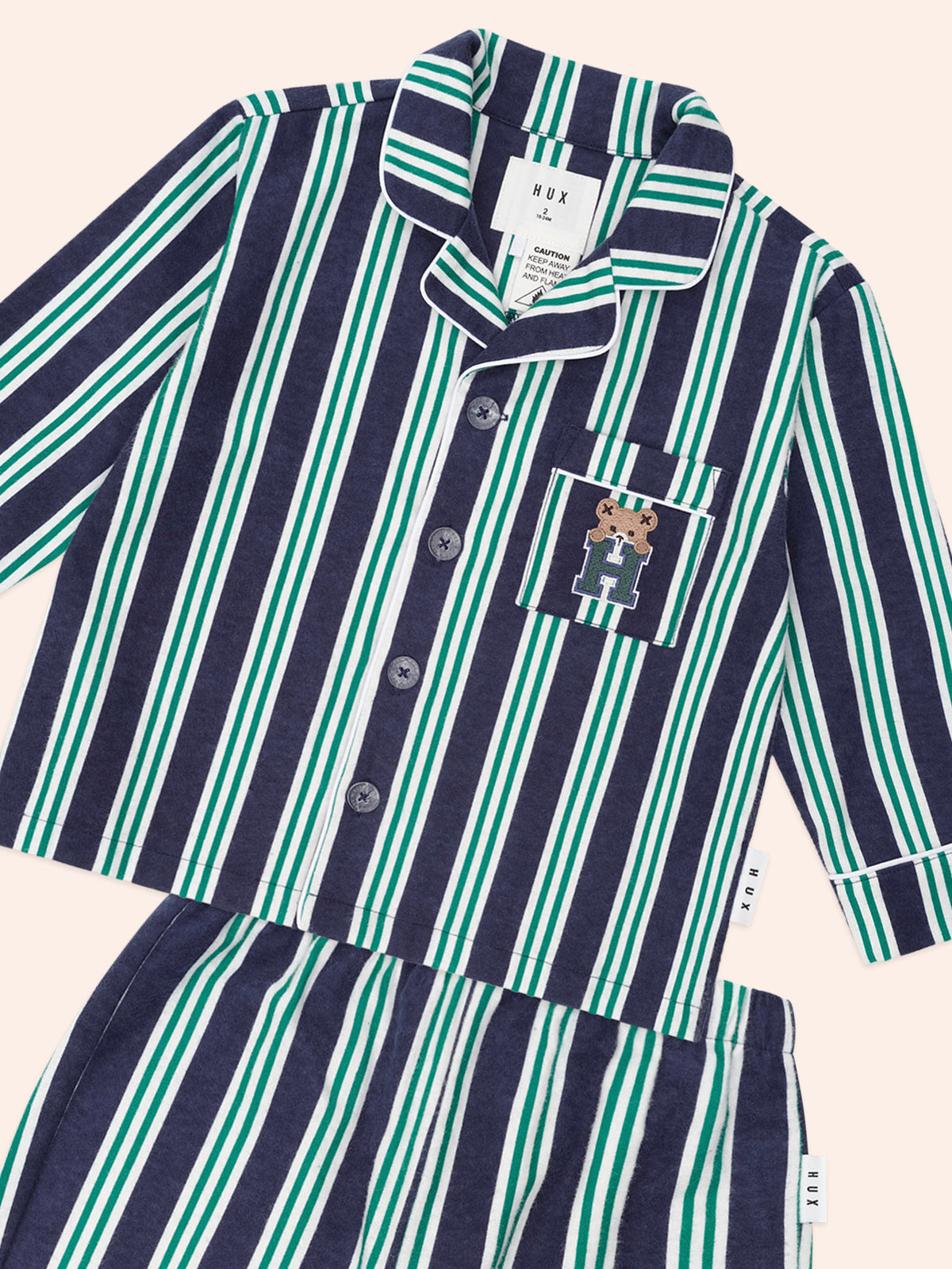 Classic Stripe Flannel PJ Set