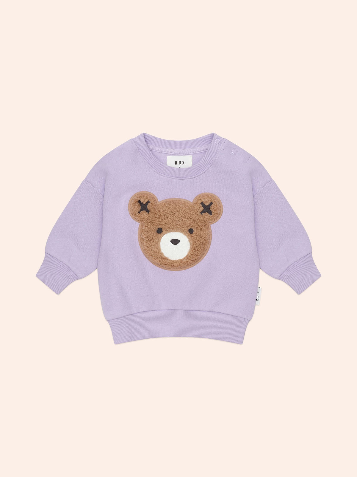 Furry Huxbear Sweatshirt || Orchid