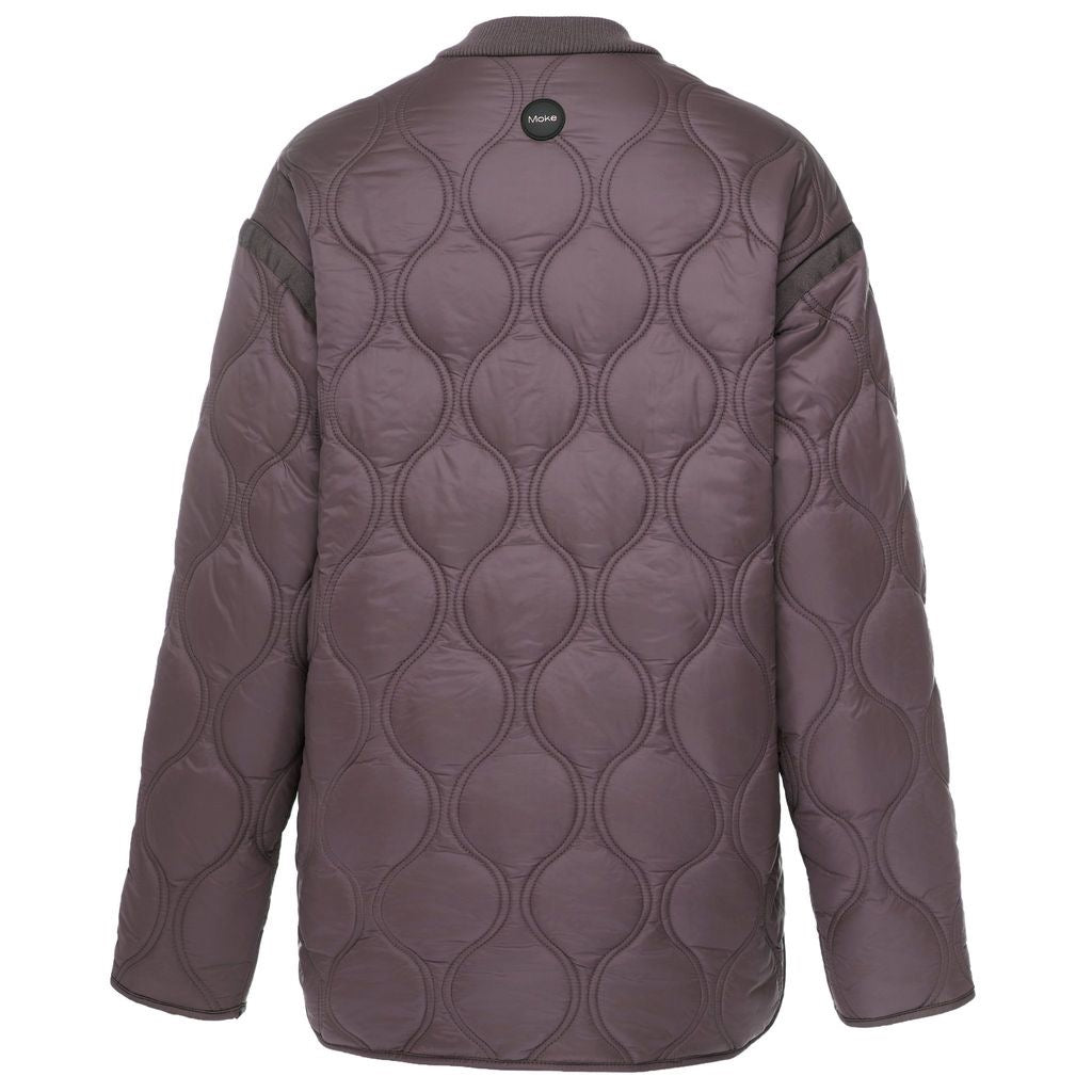Talei - Women's Quilt Bomber || Cocoa