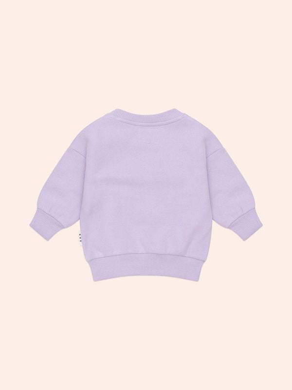 Furry Huxbear Sweatshirt || Orchid