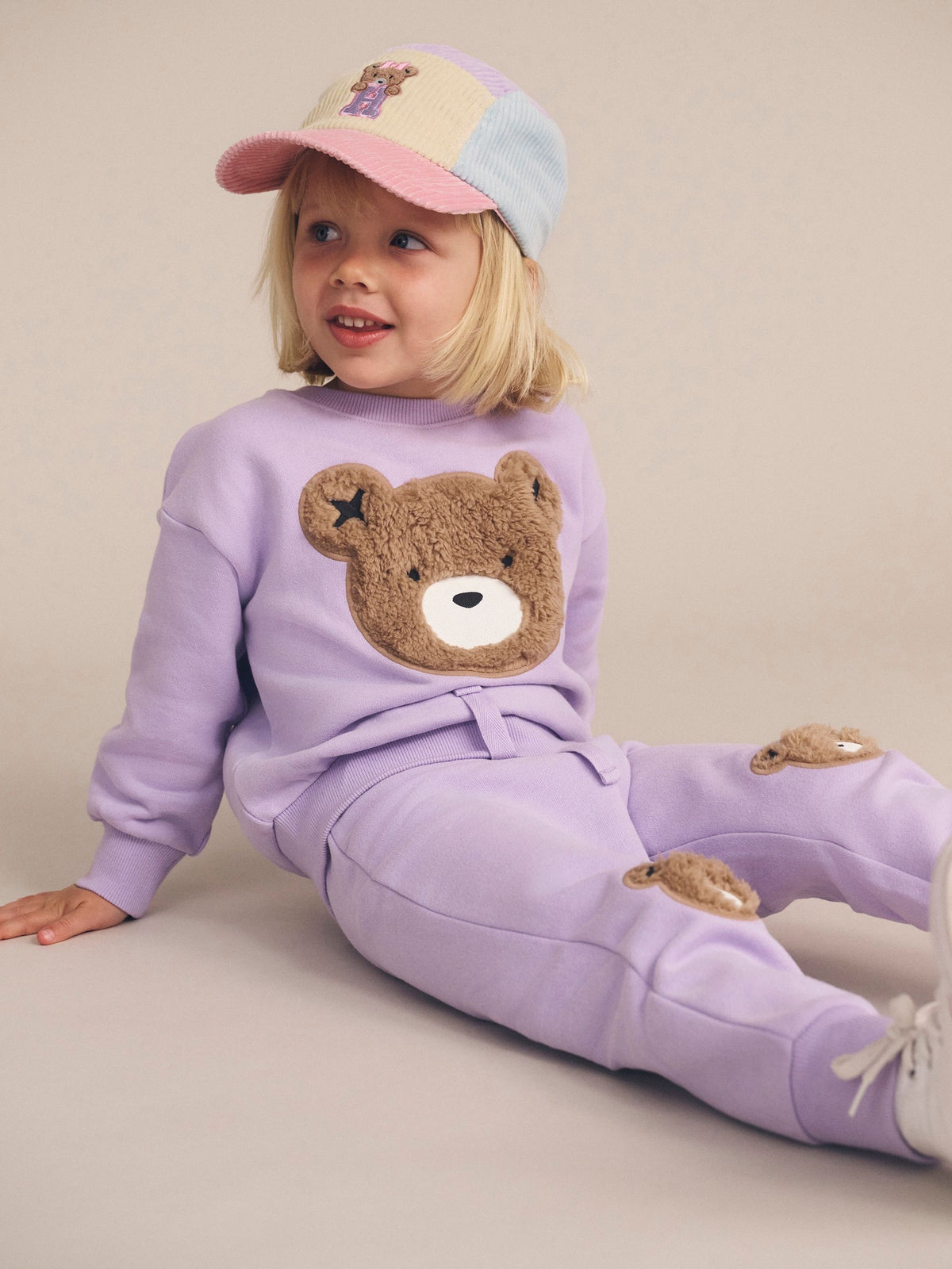 Furry Huxbear Trackpant || Orchid