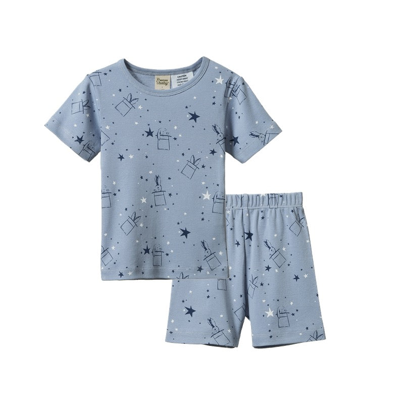 Shortie Pyjama Set || Illusion Bunny Print
