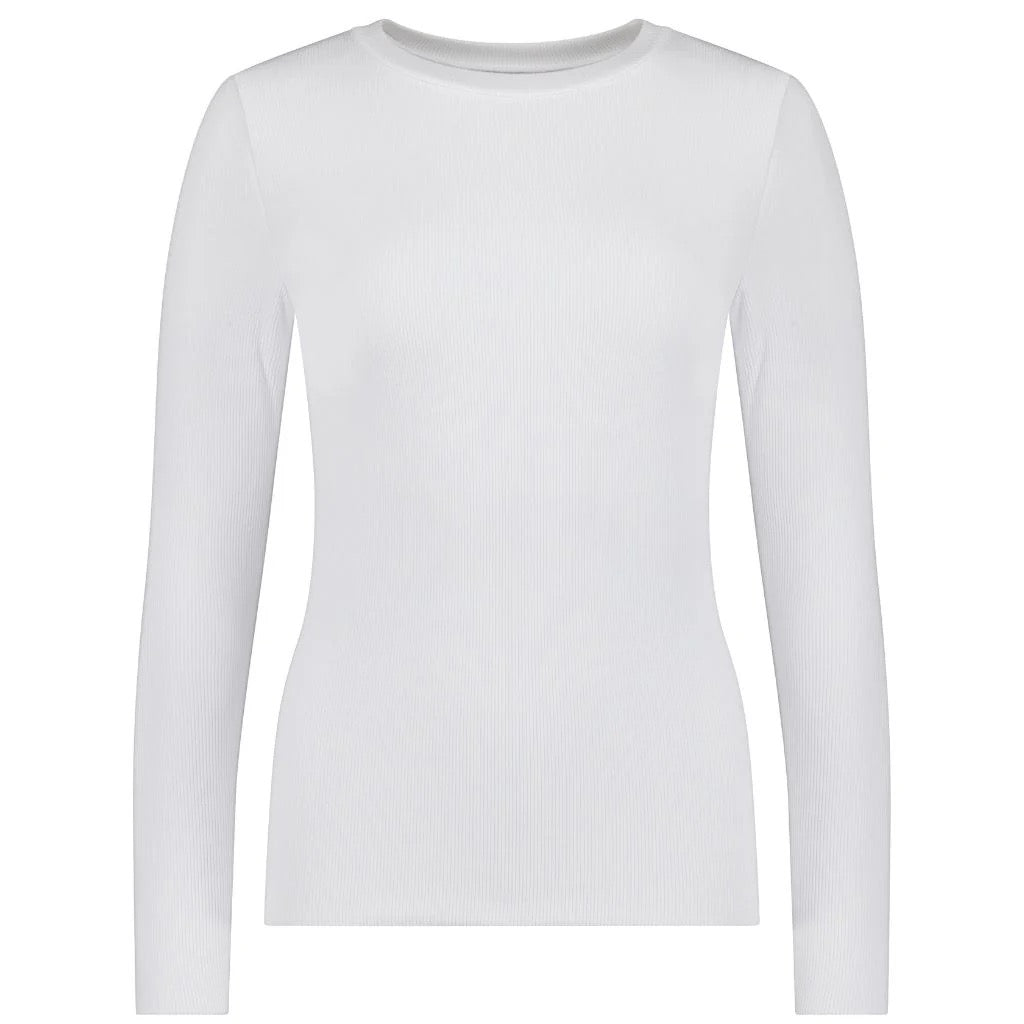 Lina Women&#39;s Long Sleeve Knit || White