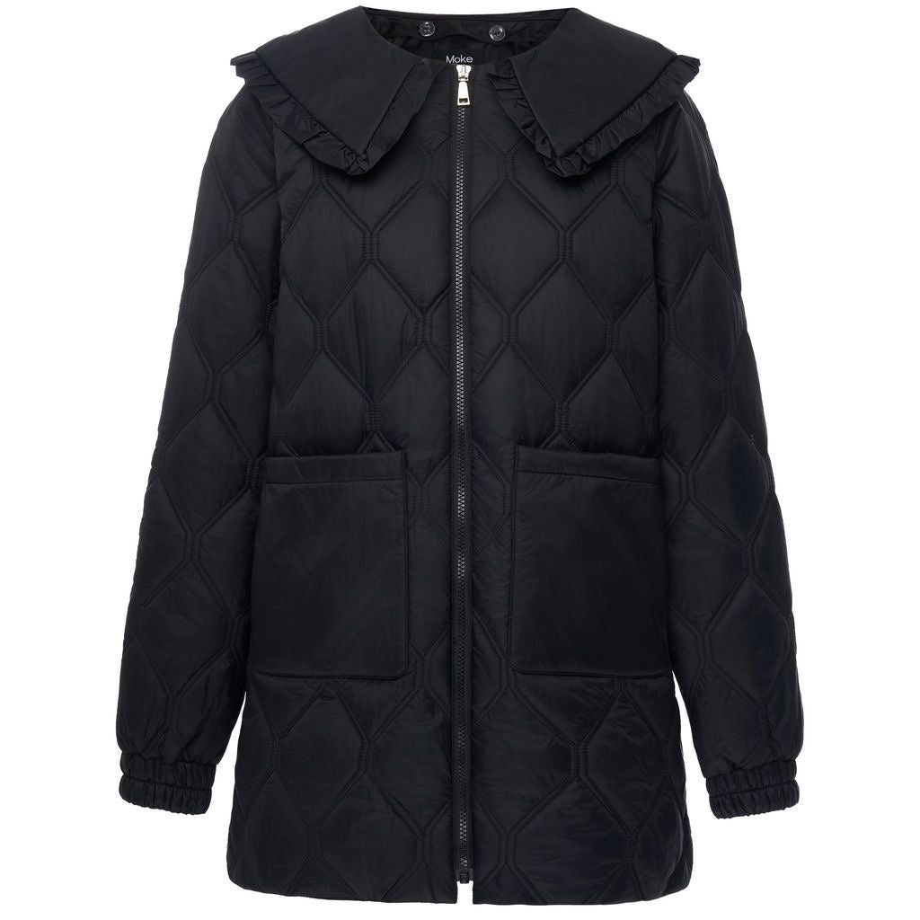 Tess - Women's Quilt Coat || Black