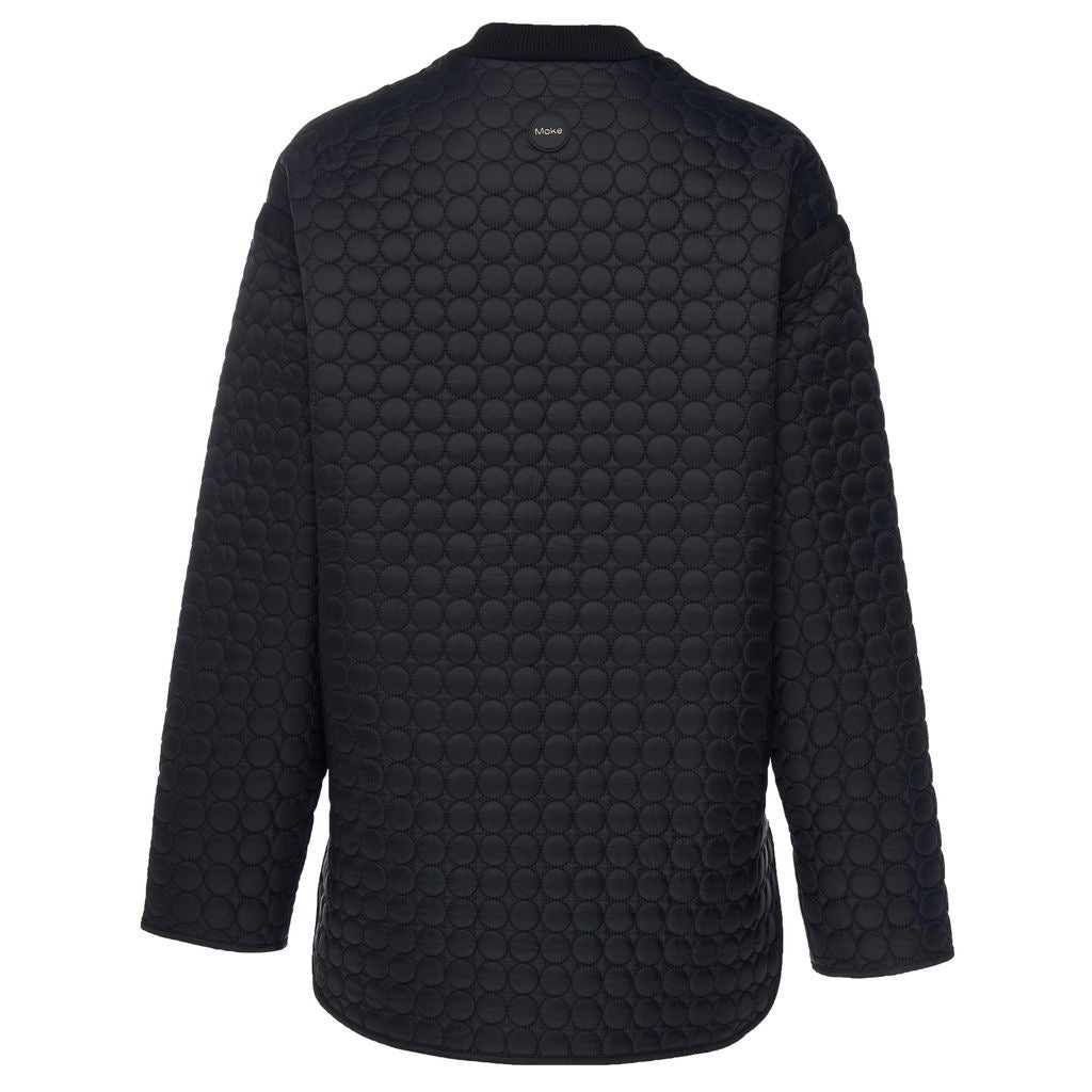 Tilly - Women's Quilt Bomber || Black