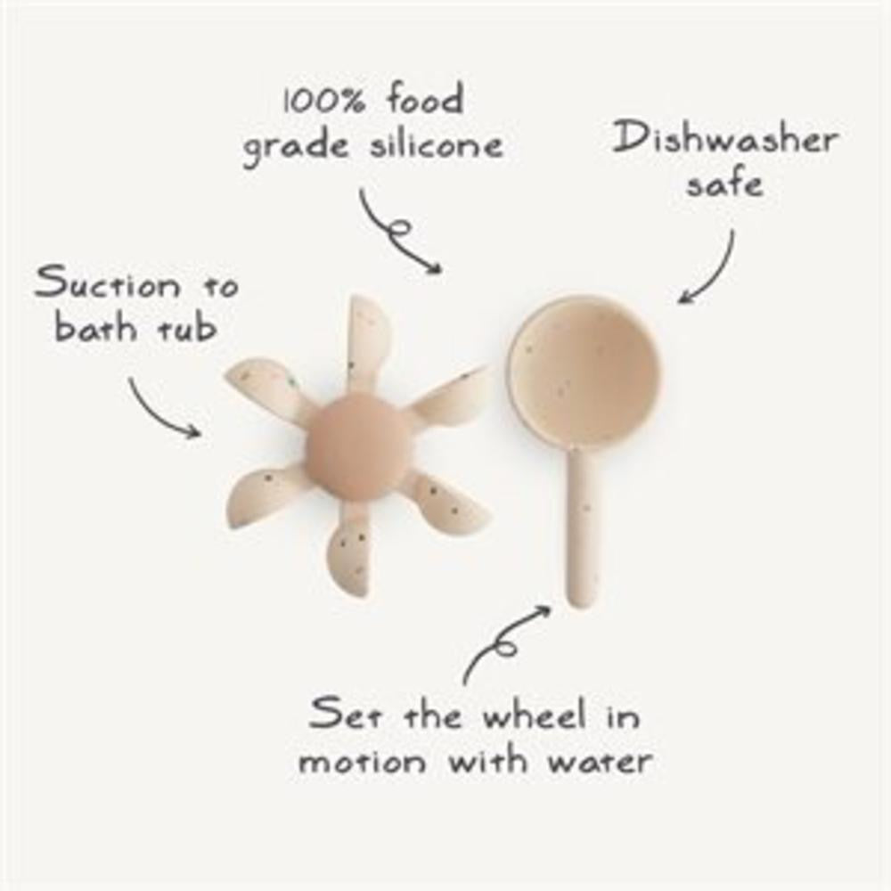 Mushie Bath Play Set || Water Wheel