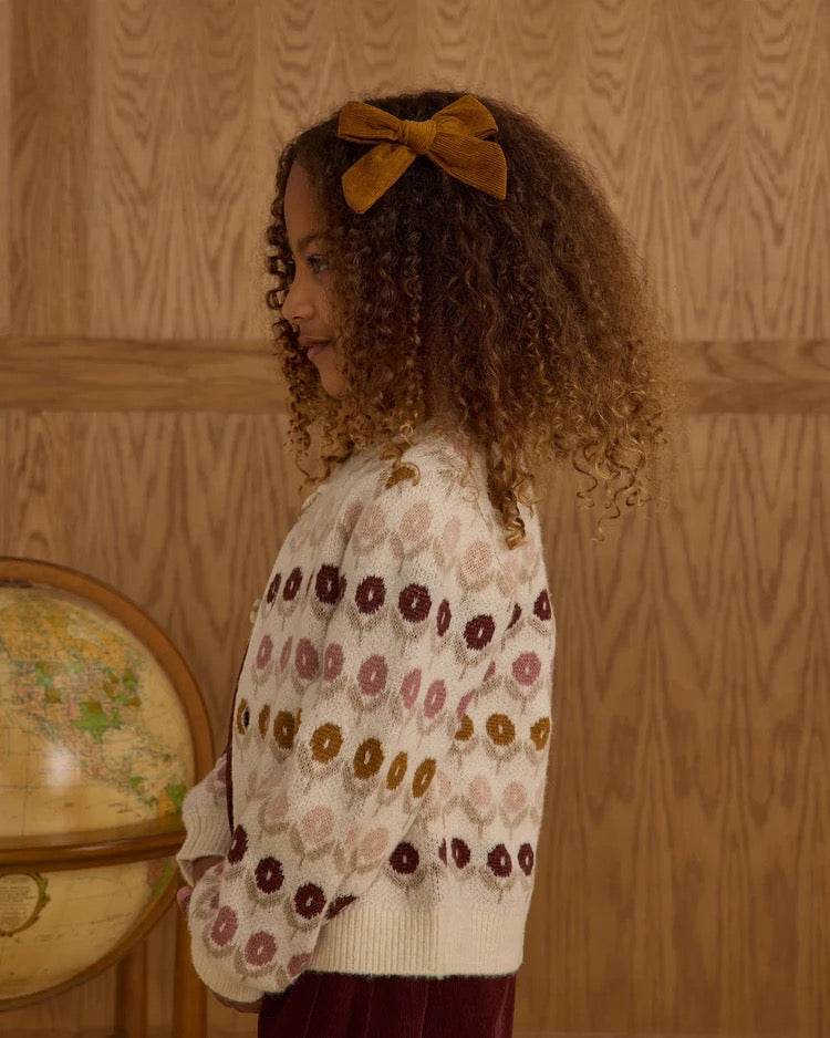 Cheyenne Cardigan || Floral Jacquard