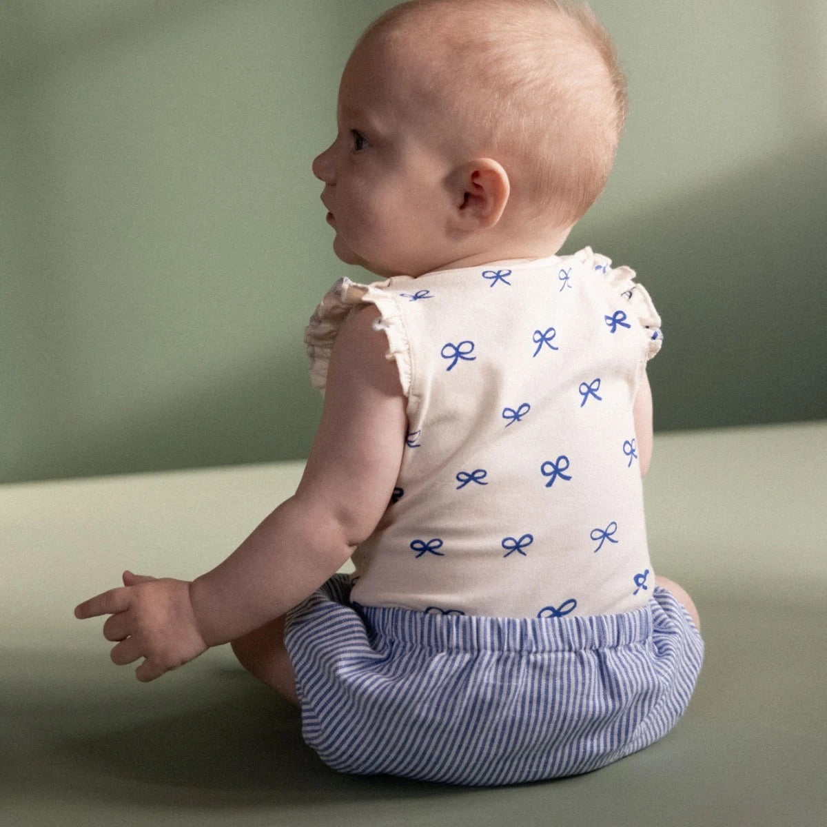 Fleur Bodysuit || Ribbons Print