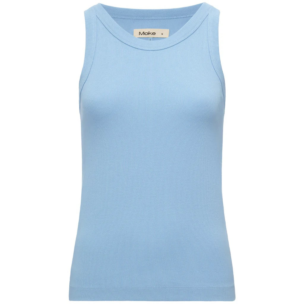 Ede - Women&#39;s Rib Tank || Ice Blue