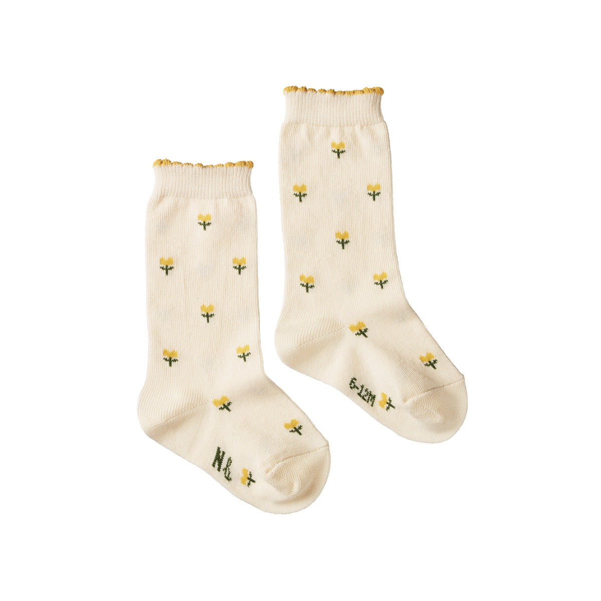 Organic Cotton Socks || Tulips